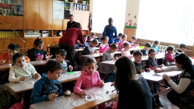 Майстер-клас з учнями 2 класу Тернопільської ЗОШ №16 провели Мацишина З.А. та студенти групи ОМ-24